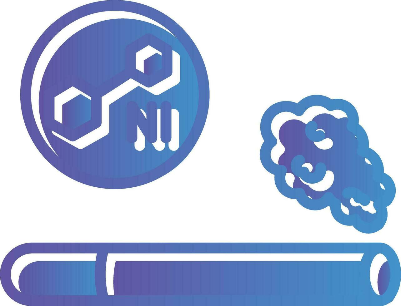 nicotine vecteur icône conception