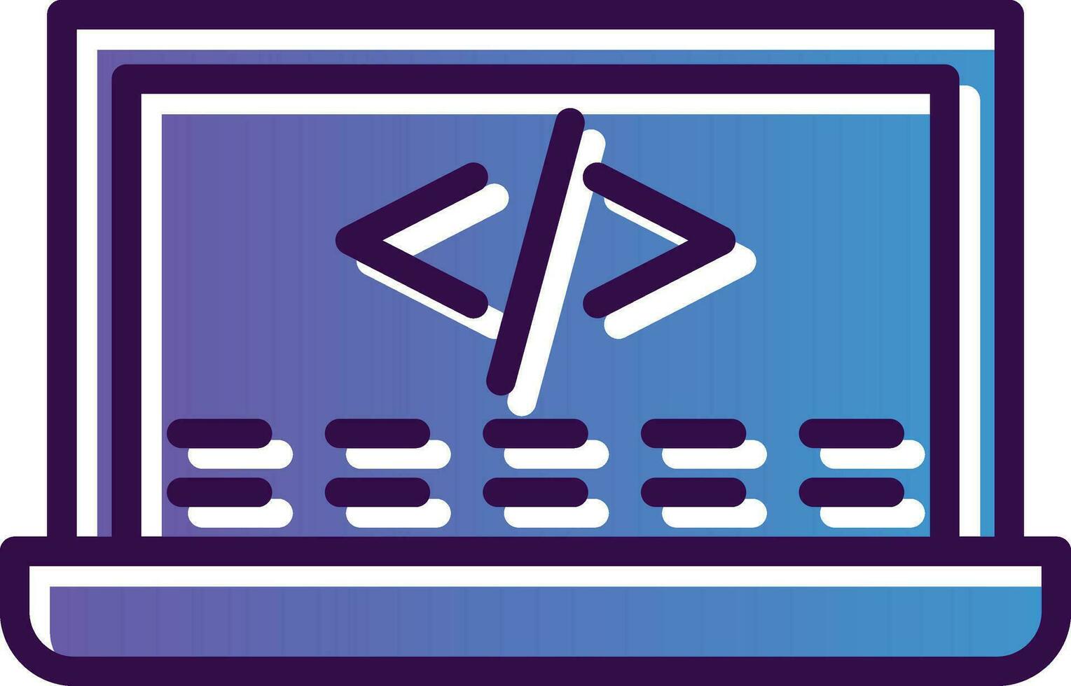 conception d'icône de vecteur de code