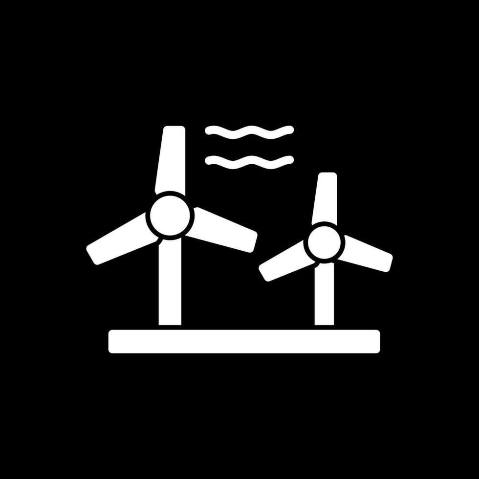 conception d'icône de vecteur de signe de vent