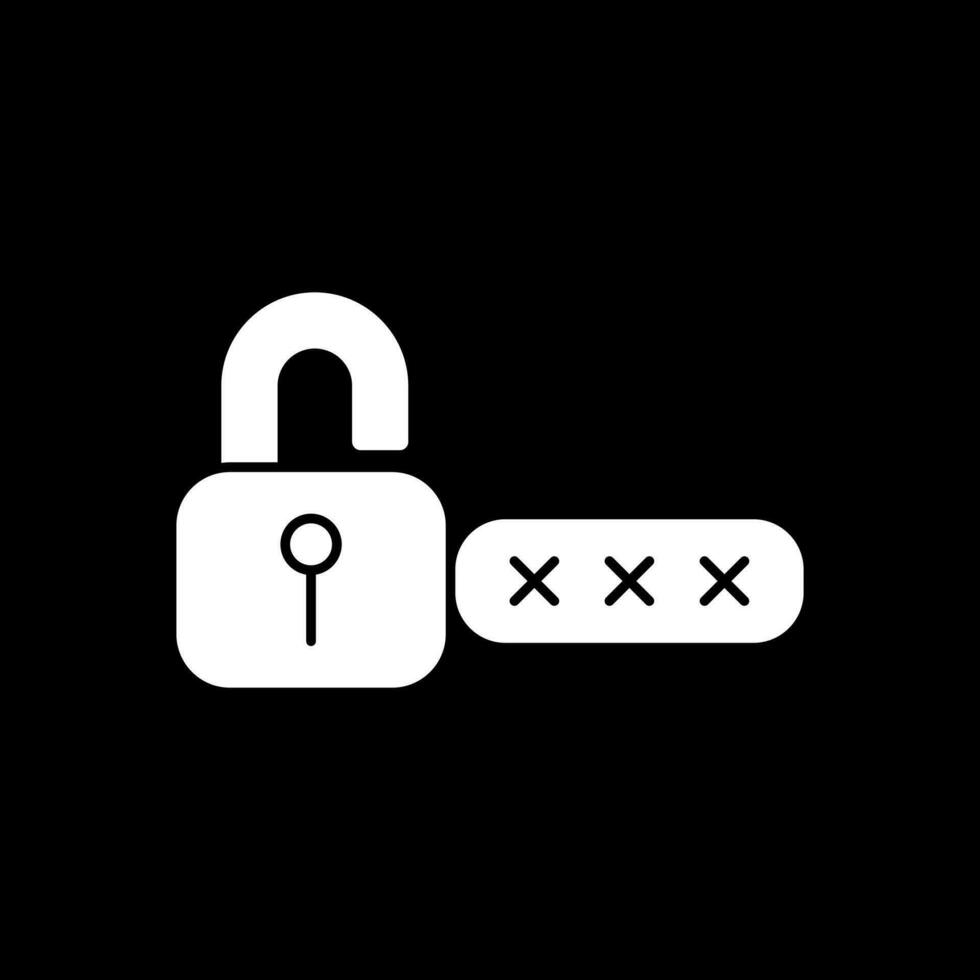 conception d'icône de vecteur de mot de passe