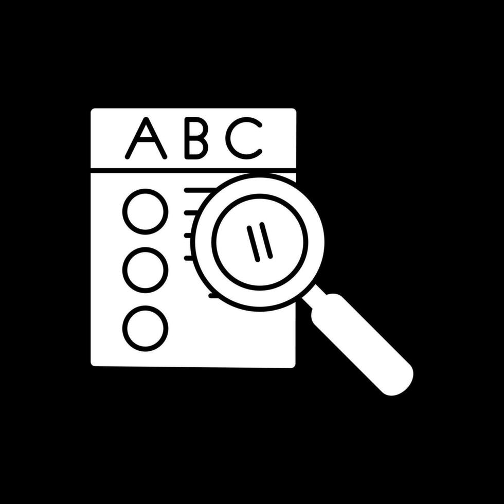 conception d'icône vectorielle de vérification orthographique vecteur