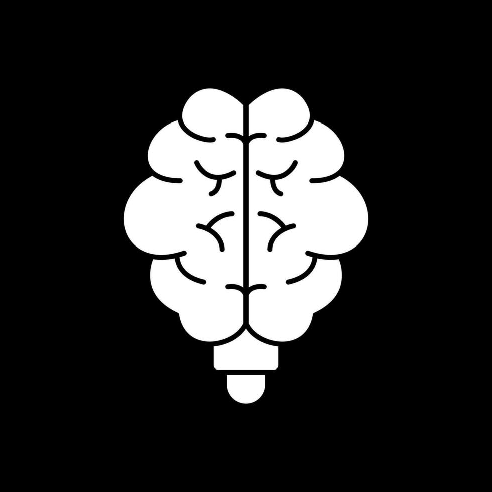 conception d'icône de vecteur de cerveau