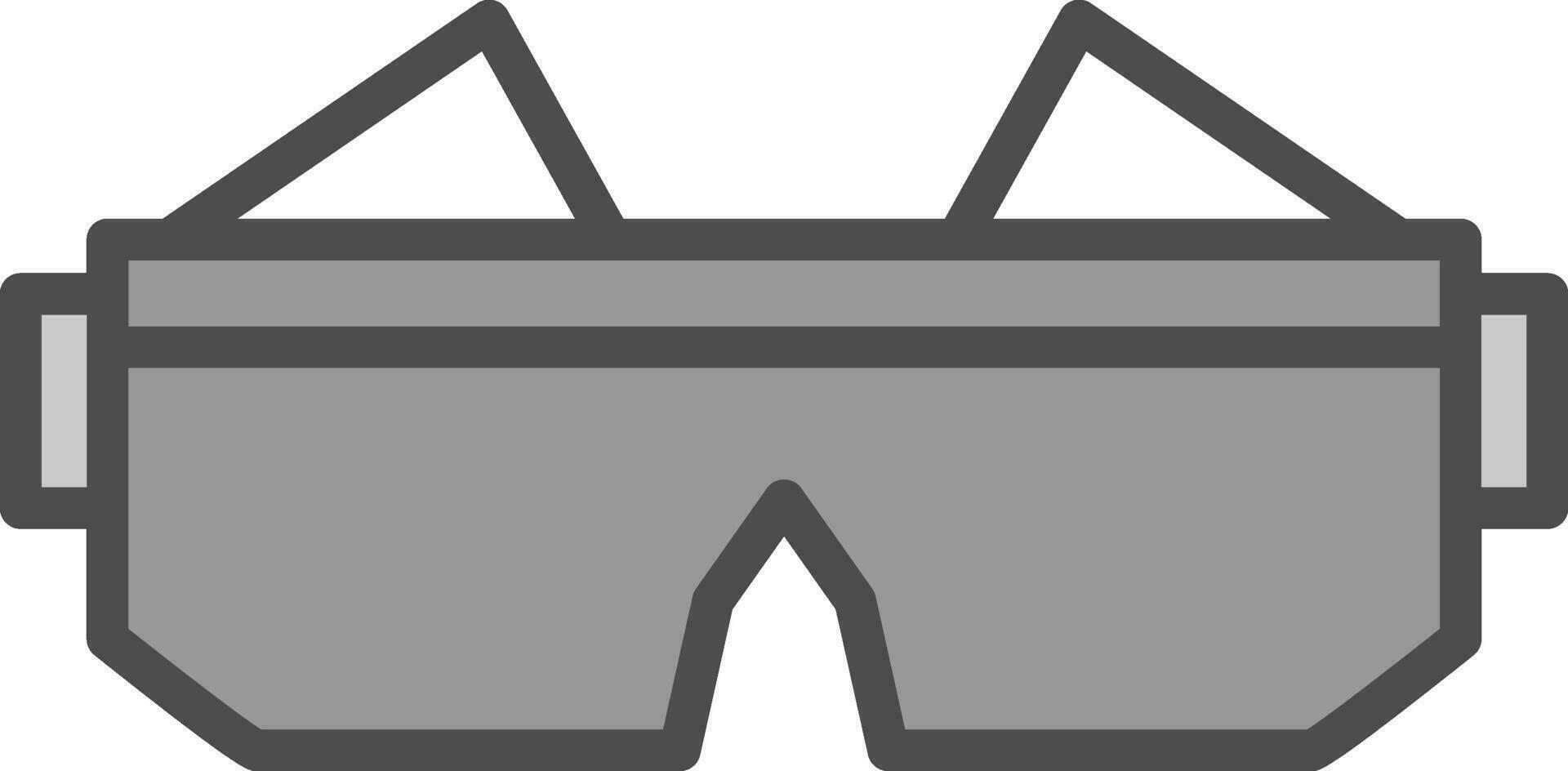 sécurité des lunettes de protection vecteur icône conception