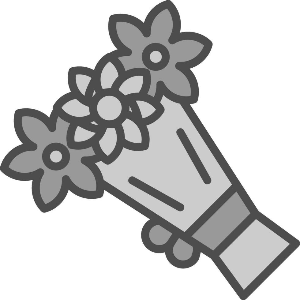 conception d'icône de vecteur de bouquet