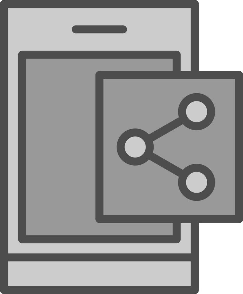 partager la conception d'icônes vectorielles vecteur