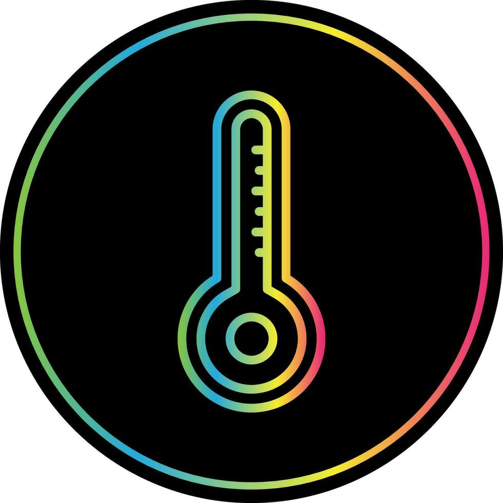 conception d'icône de vecteur de thermomètre