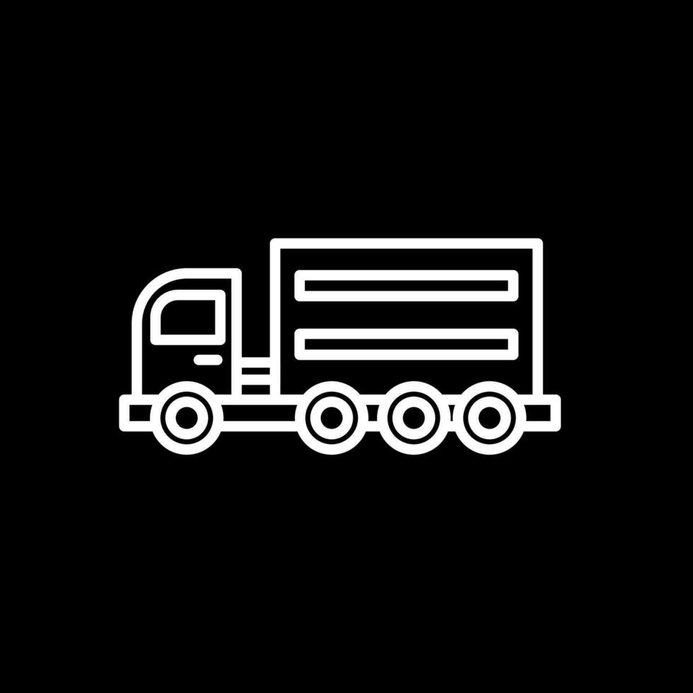 conception d'icône de vecteur de camion