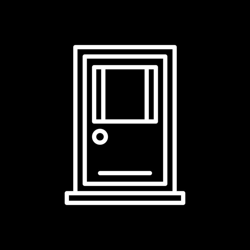 conception d'icône de vecteur de porte