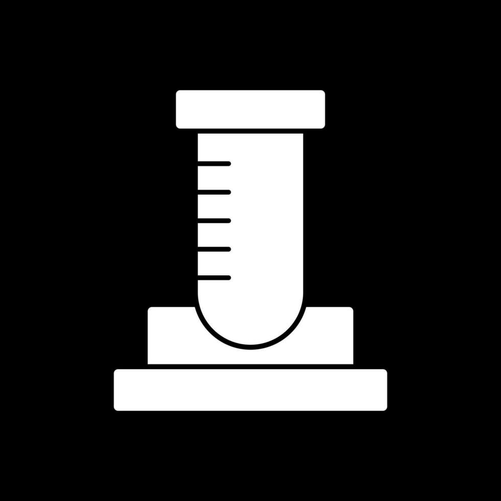 conception d'icône de vecteur de tube à essai