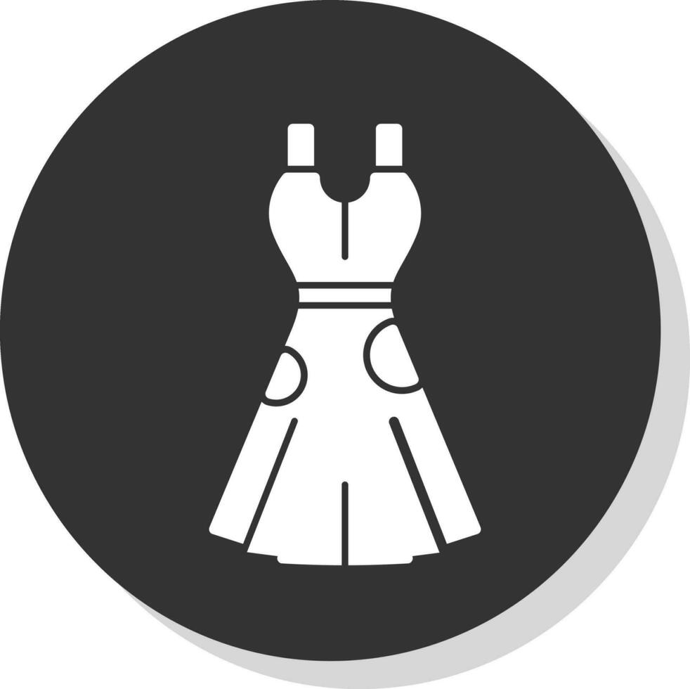 conception d'icône de vecteur de robe