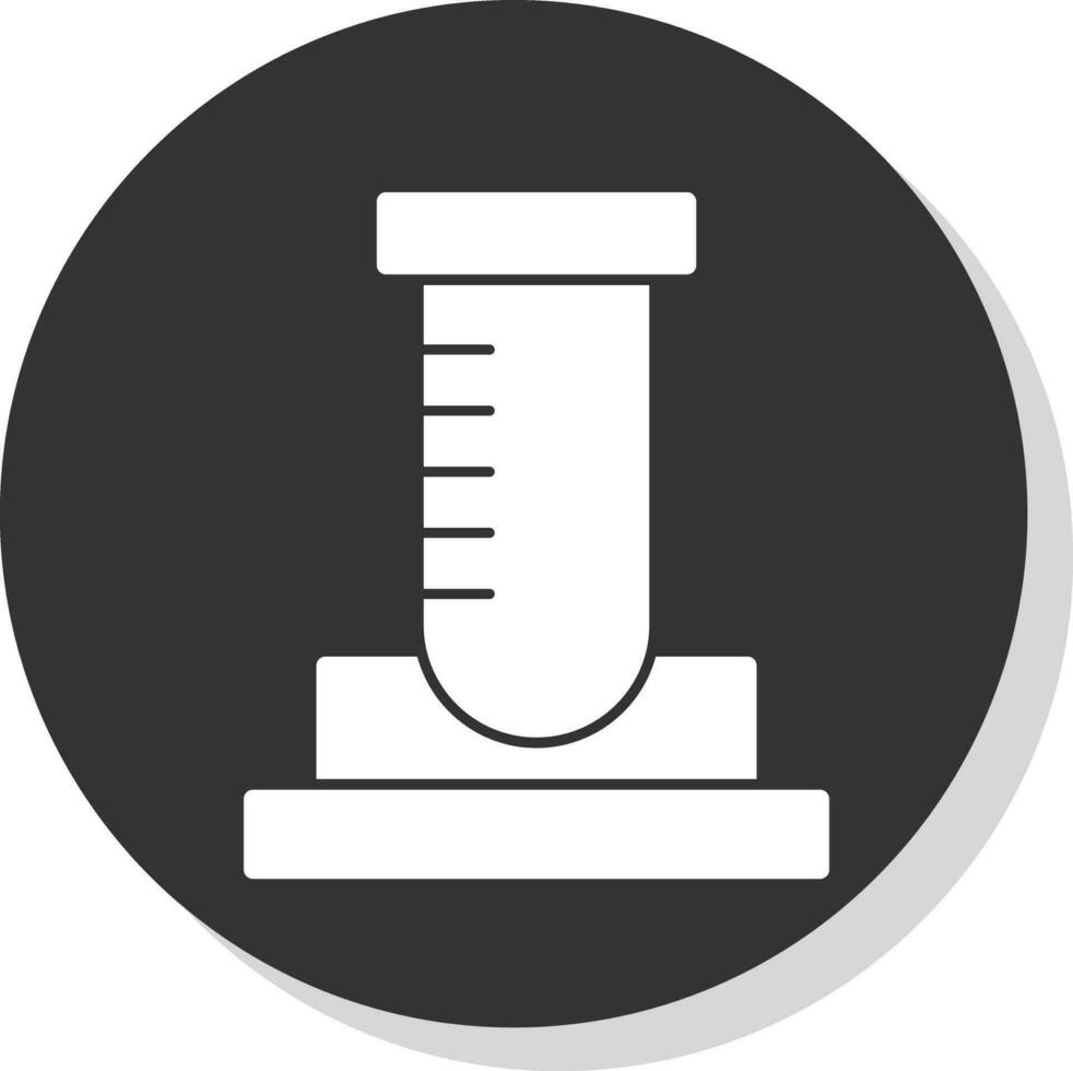 conception d'icône de vecteur de tube à essai