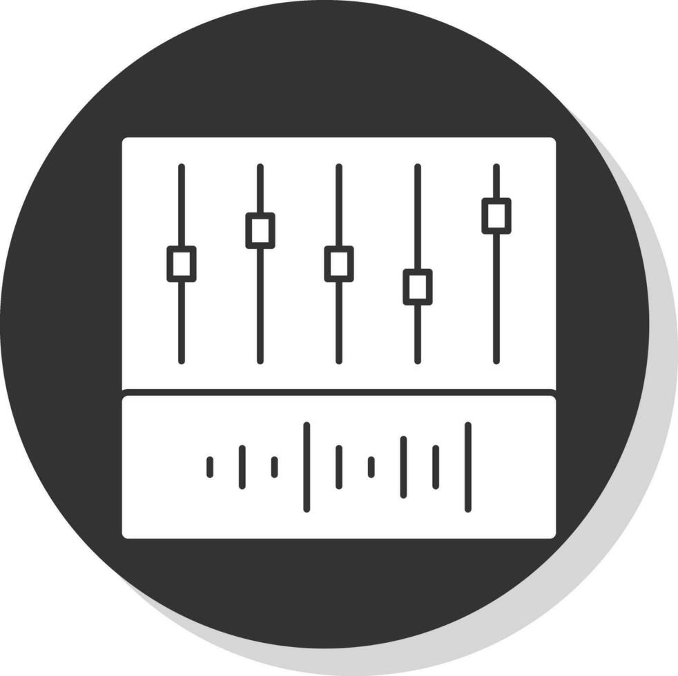 conception d'icône de vecteur d'égaliseur