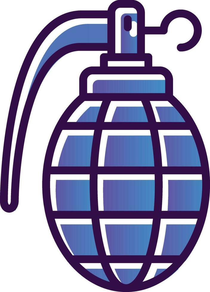 conception d'icône de vecteur de grenade