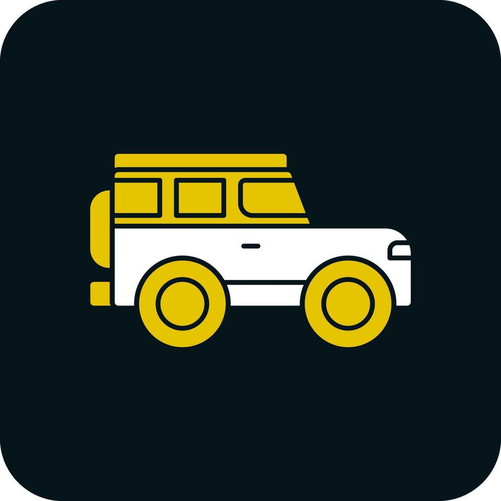 conception d'icône vecteur jeep