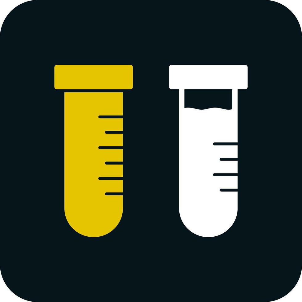 conception d'icône de vecteur de tube à essai
