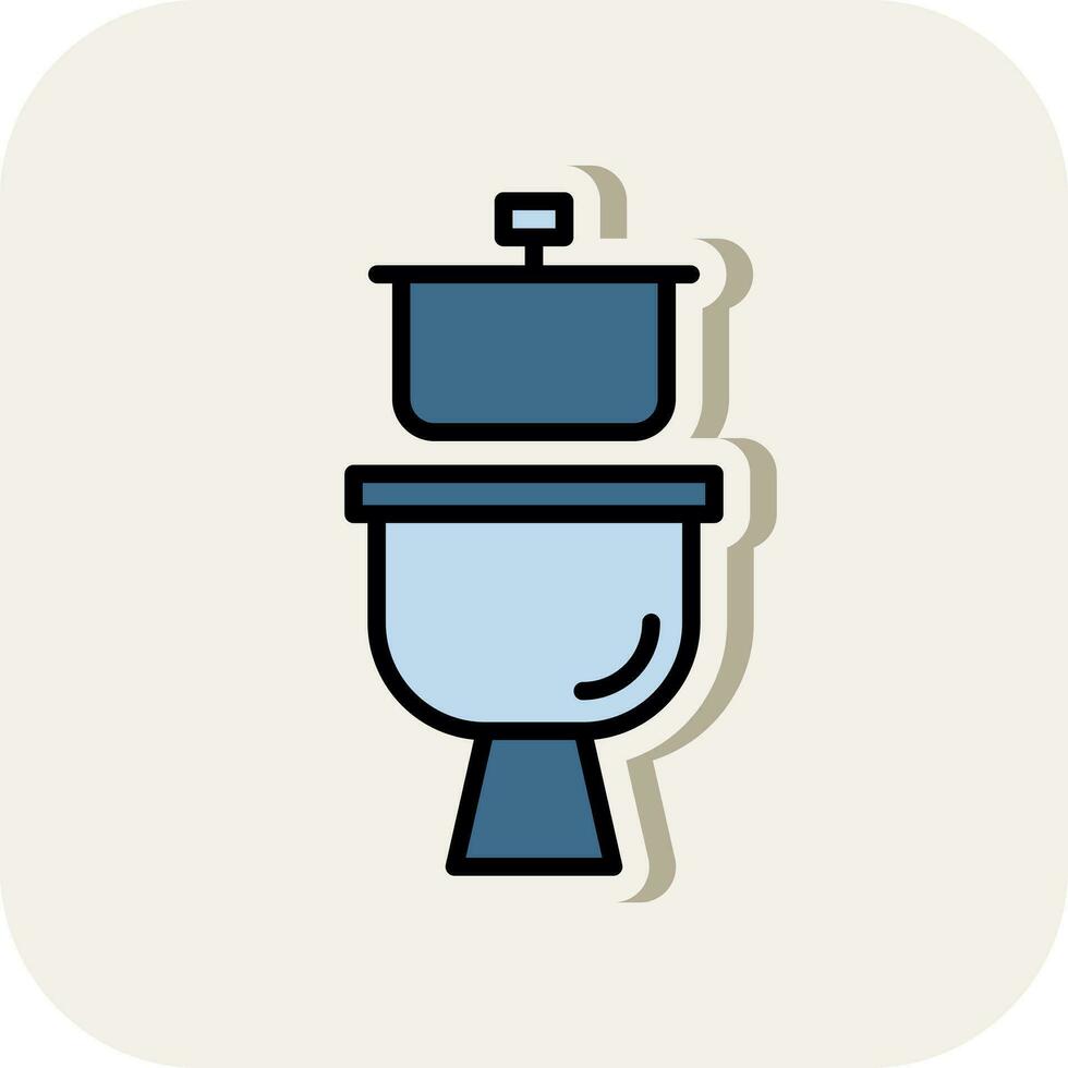 conception d'icône de vecteur de toilette