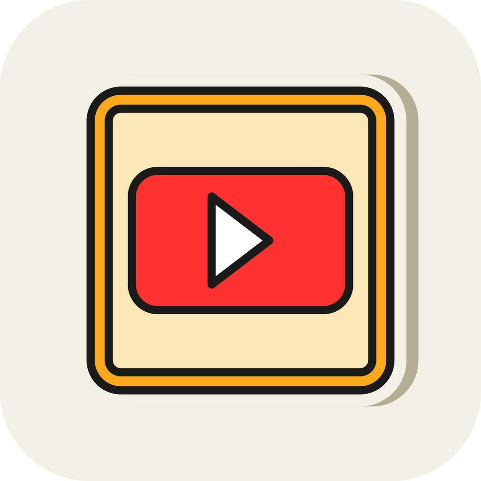 Youtube logo vecteur icône conception