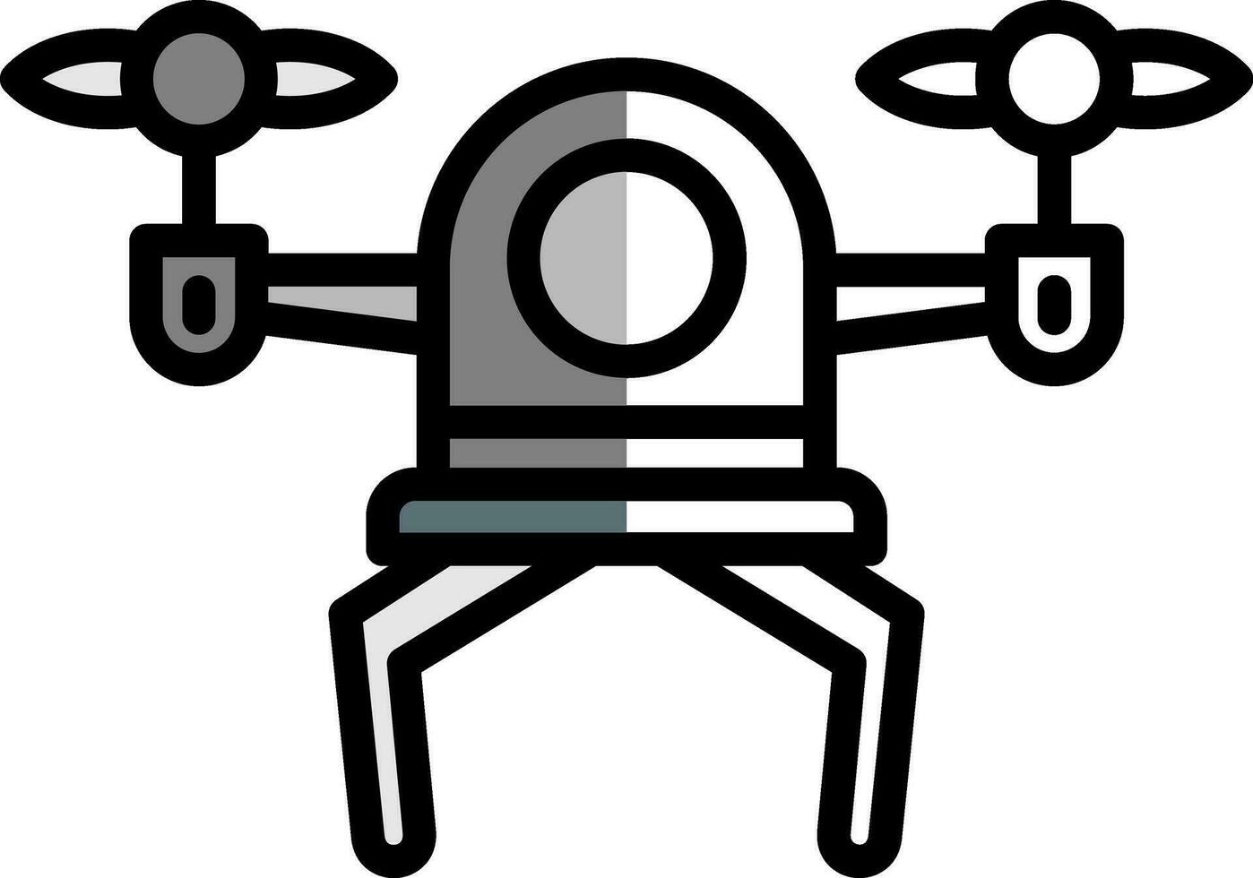 conception d'icône de vecteur de drone