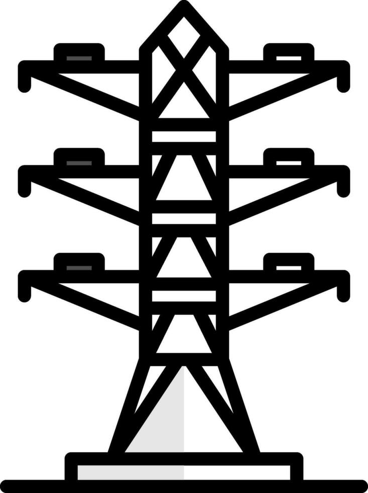 conception d'icône de vecteur de tour