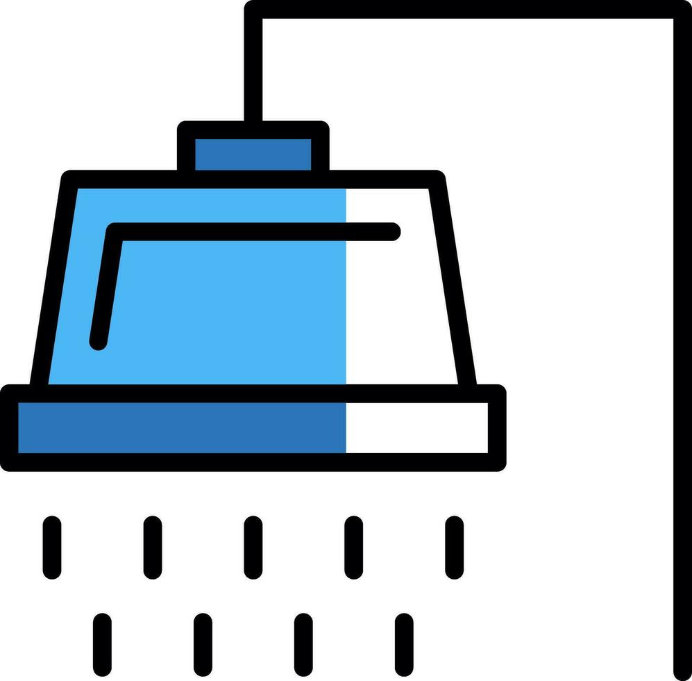 conception d'icône de vecteur de douche