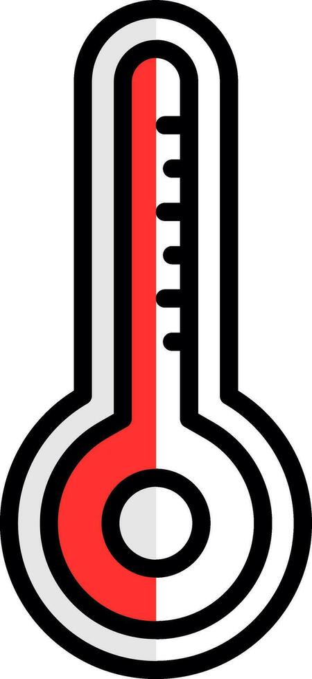 conception d'icône de vecteur de thermomètre