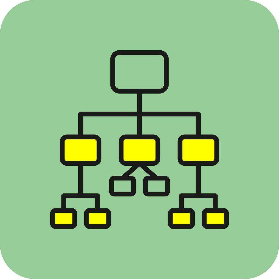 conception d'icône de vecteur d'organisation