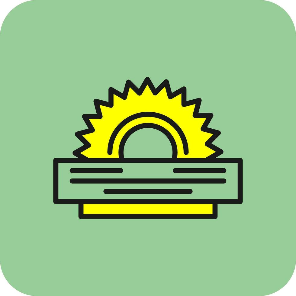 conception d'icône de vecteur de scie