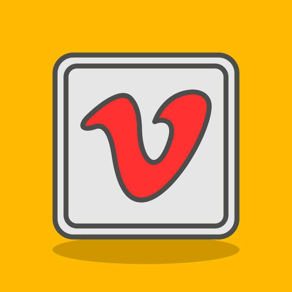vimeo carré logo vecteur icône conception