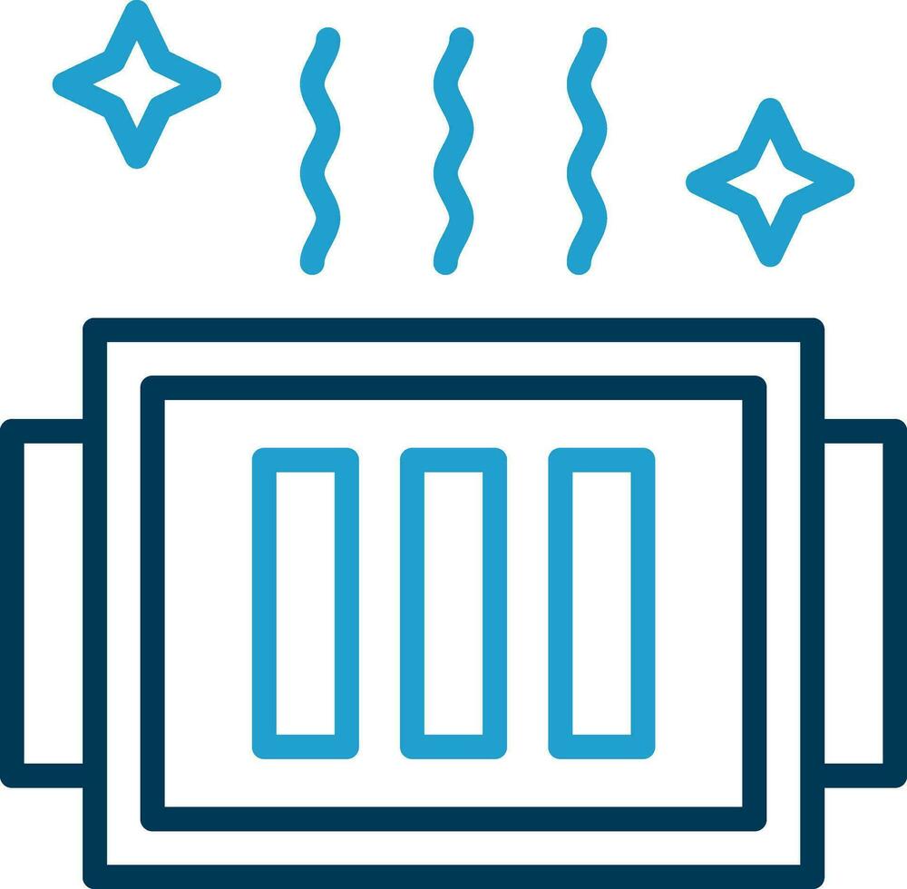 conception d'icône de vecteur de radiateur