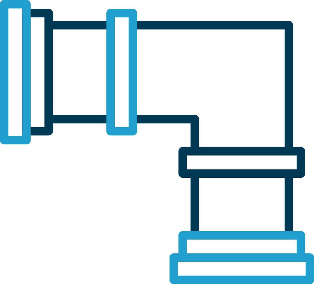 conception d'icônes vectorielles de tuyaux vecteur