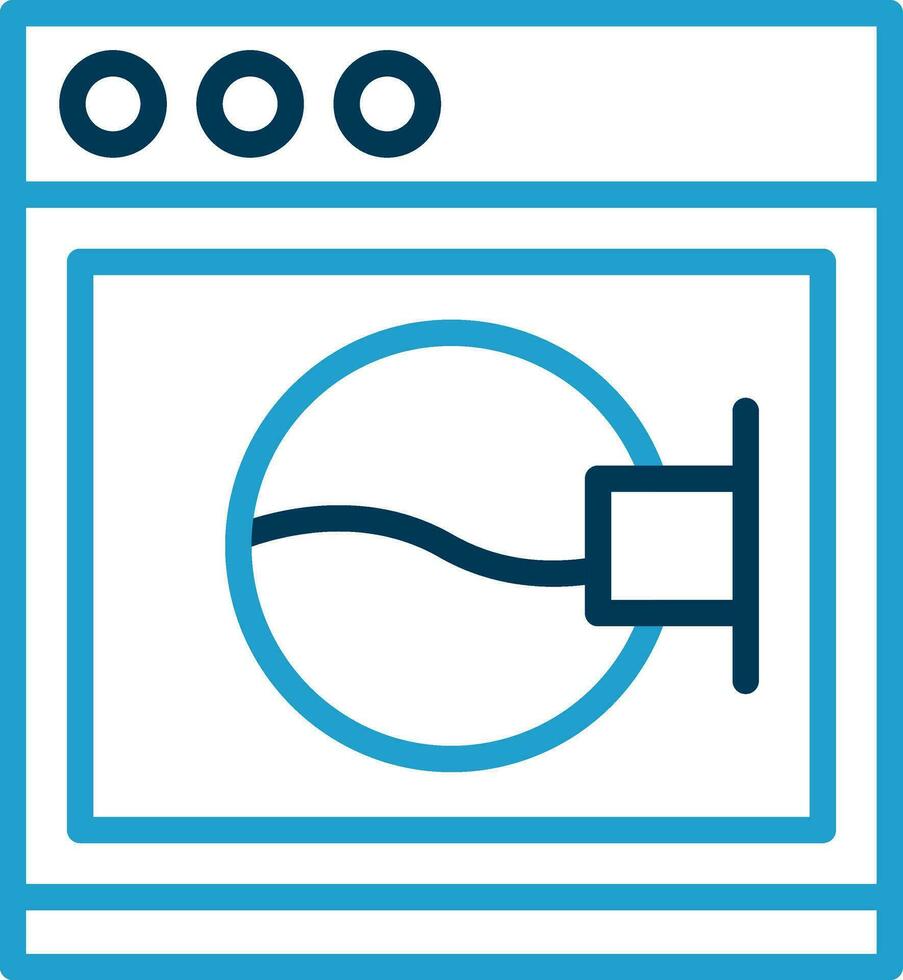 conception d'icône de vecteur de machine à laver
