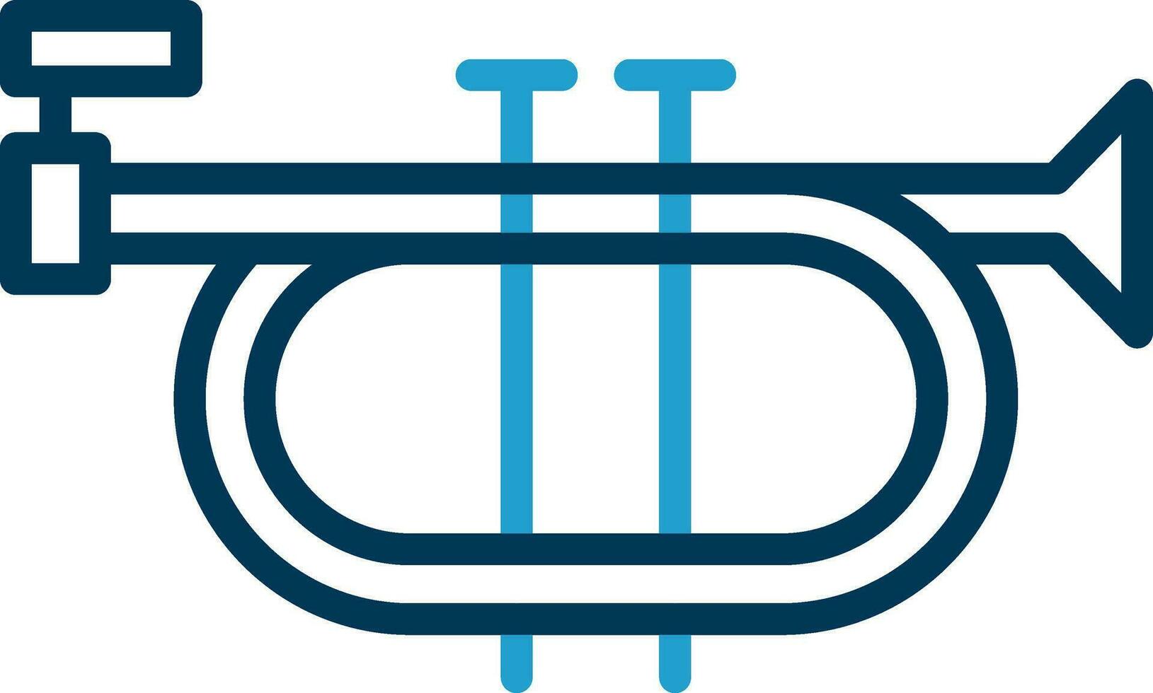 conception d'icône de vecteur de trompette