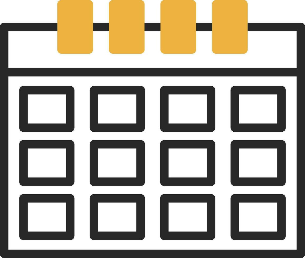 conception d'icône de vecteur de calendrier