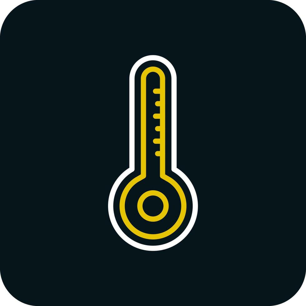 conception d'icône de vecteur de thermomètre