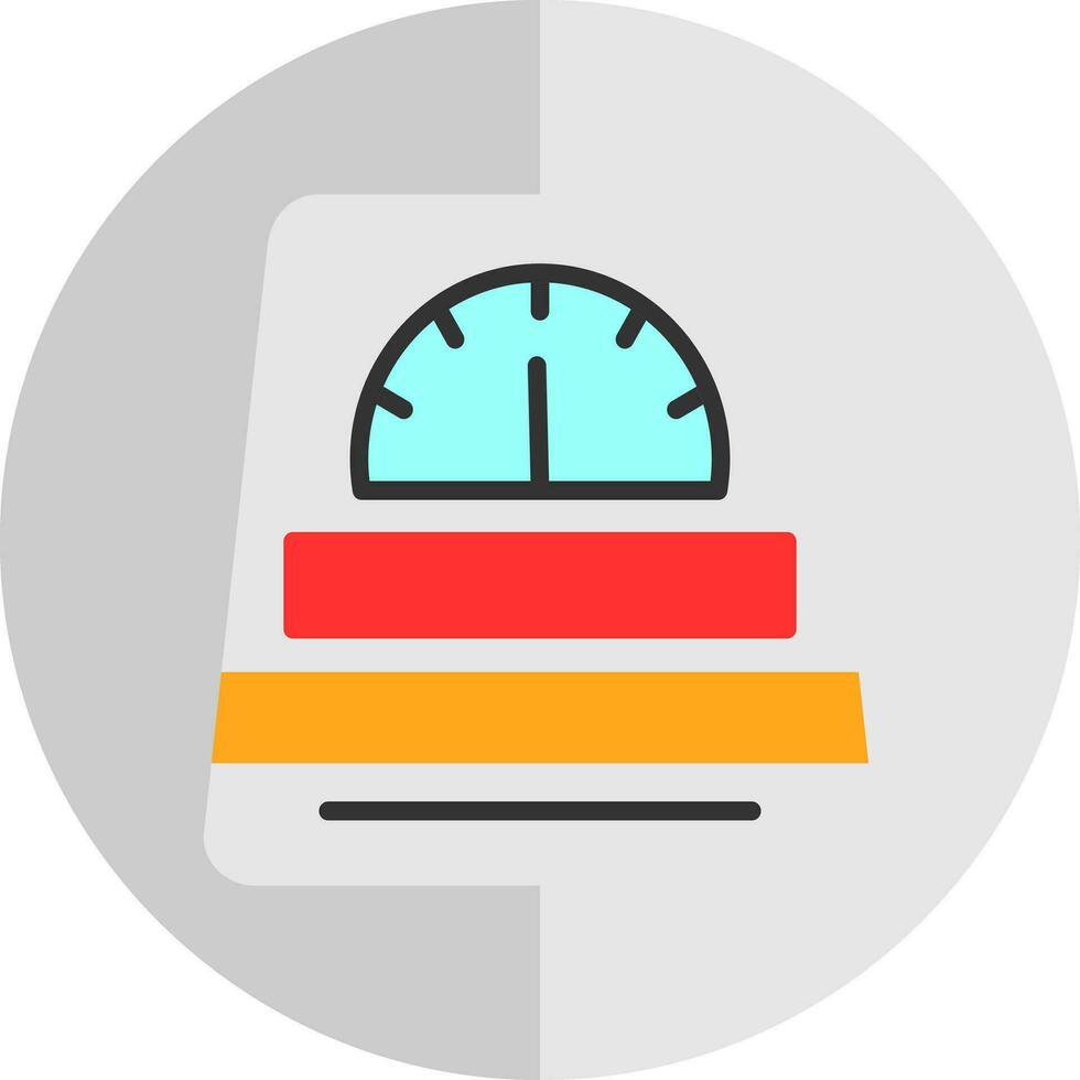 conception d'icône de vecteur d'échelle de poids