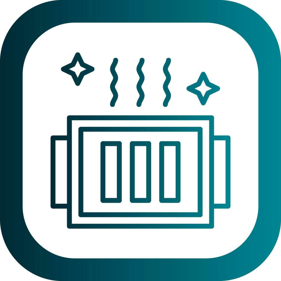 conception d'icône de vecteur de radiateur