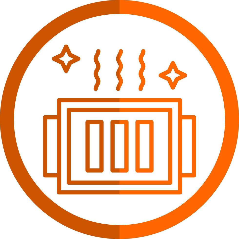 conception d'icône de vecteur de radiateur