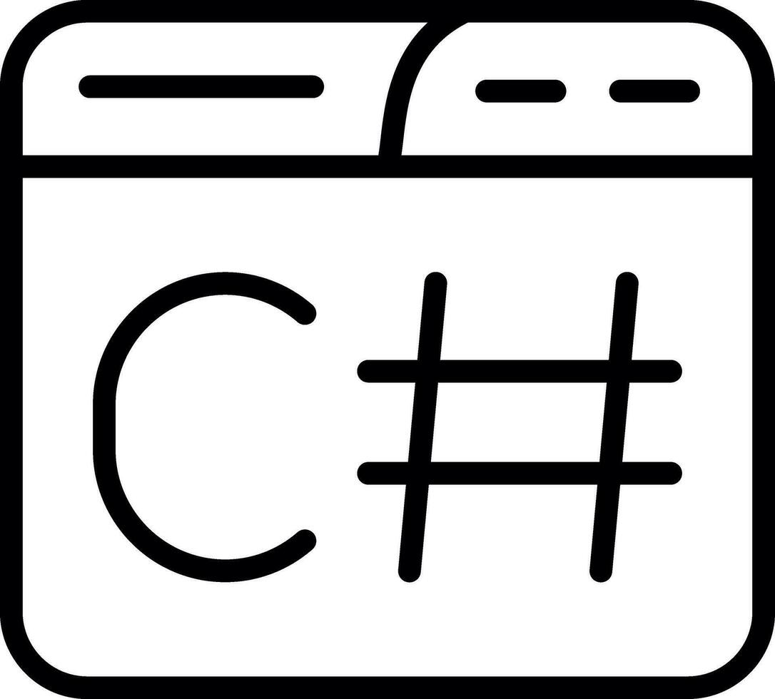 conception d'icône de vecteur de hashtag