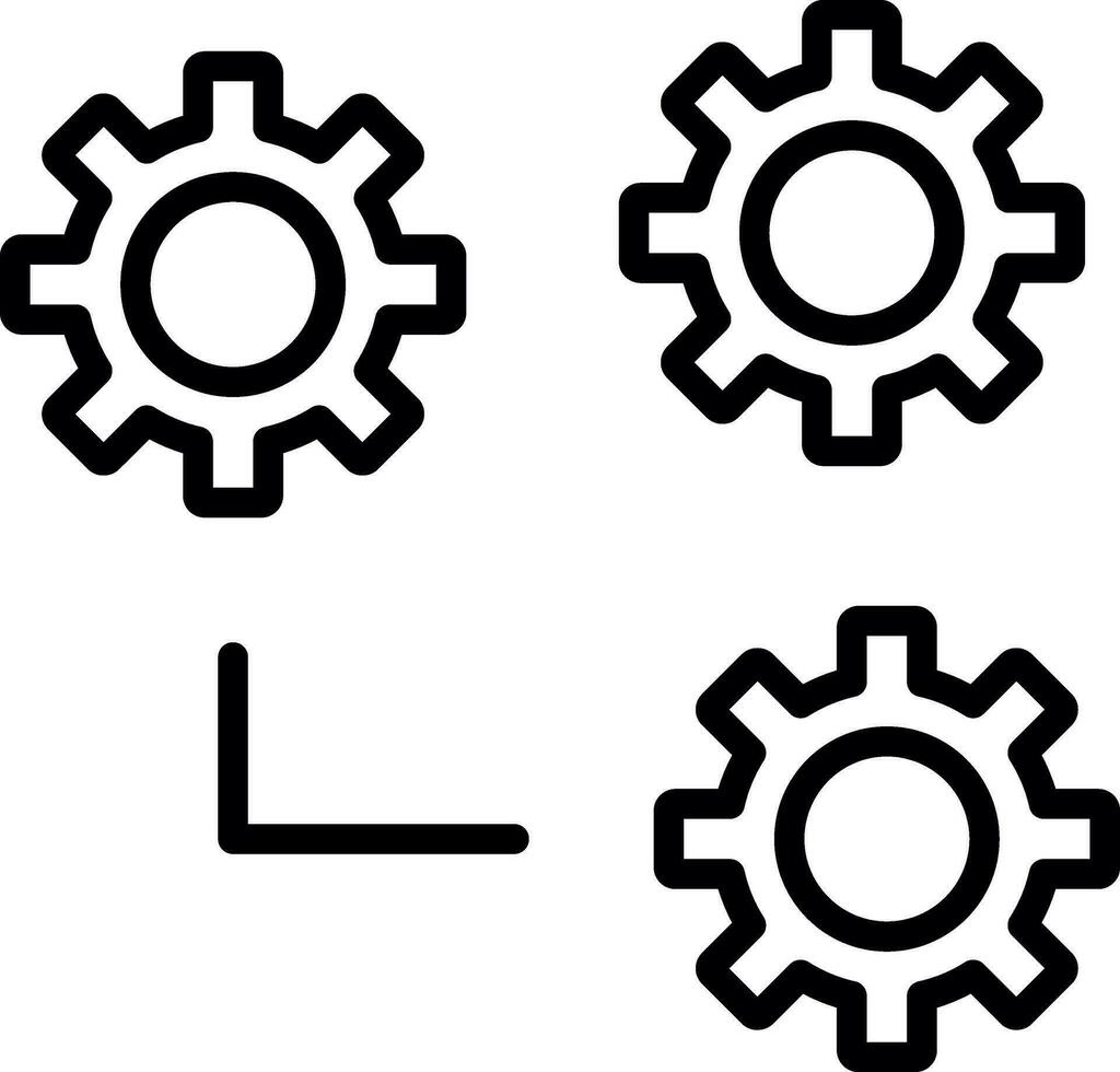 conception d'icône de vecteur de réglage