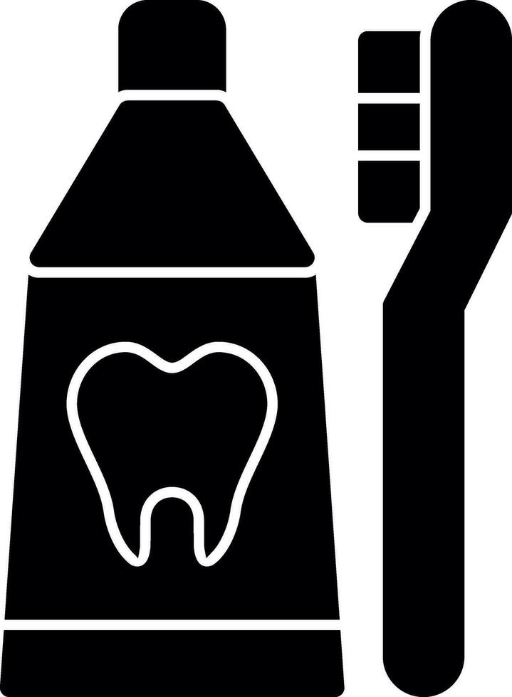 conception d'icône de vecteur de brosse à dents