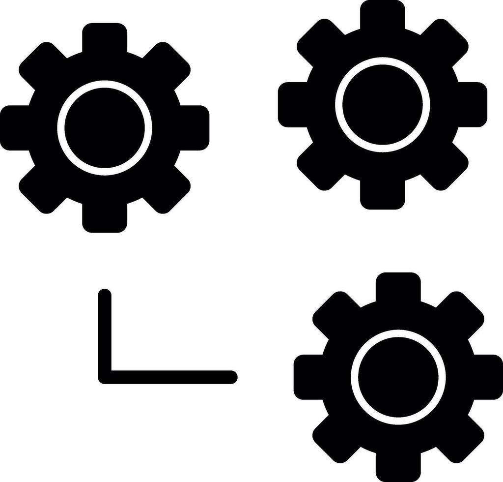 conception d'icône de vecteur de réglage