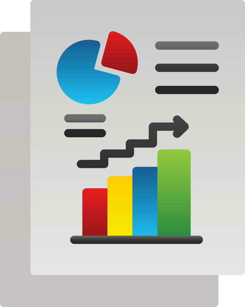 conception d'icône de vecteur de rapport