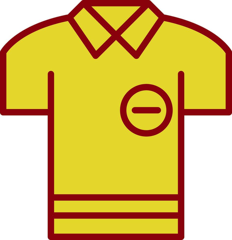 conception d'icône de vecteur de chemise de polo