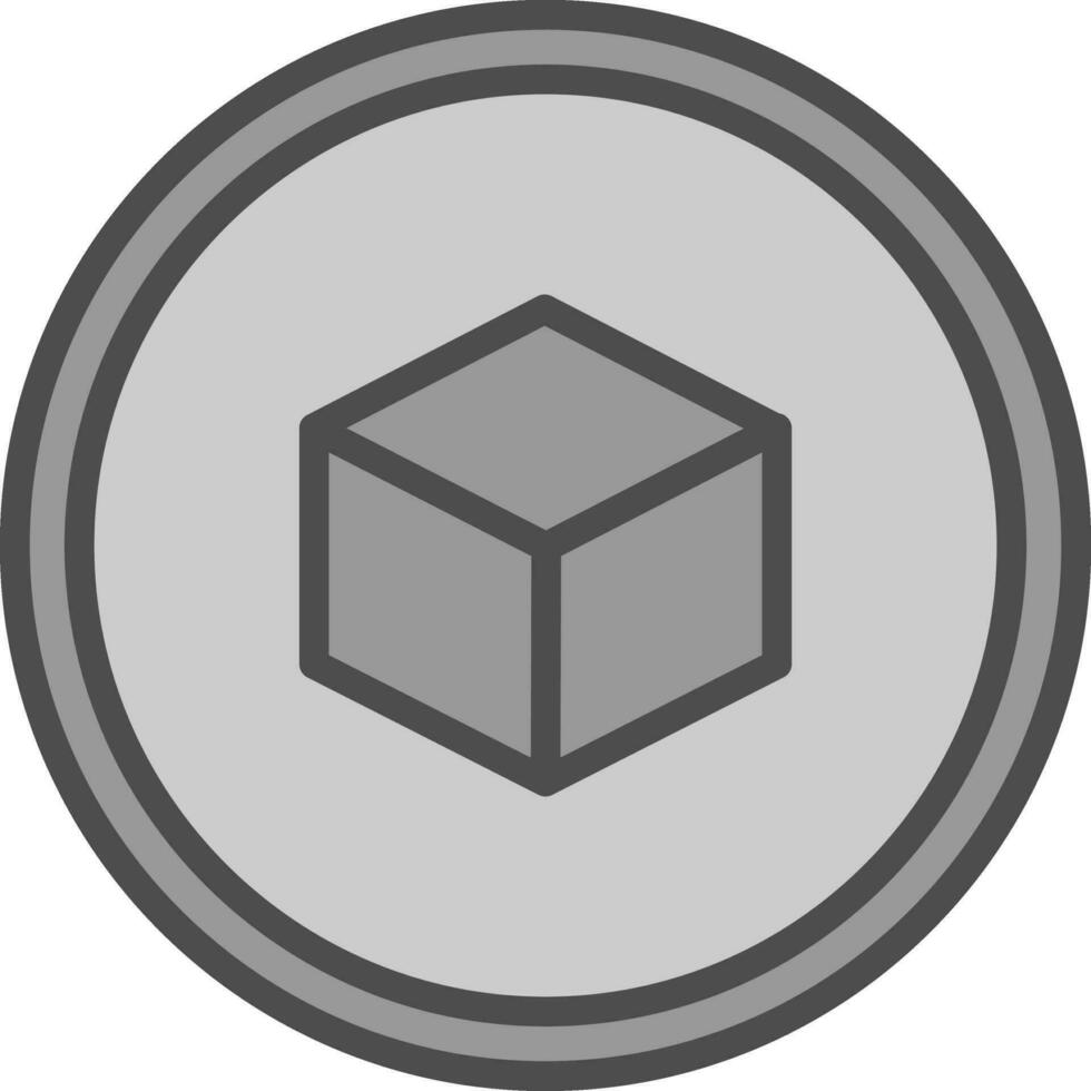 conception d'icône de vecteur de cubes