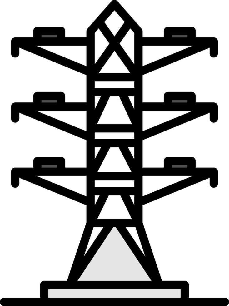 conception d'icône de vecteur de tour