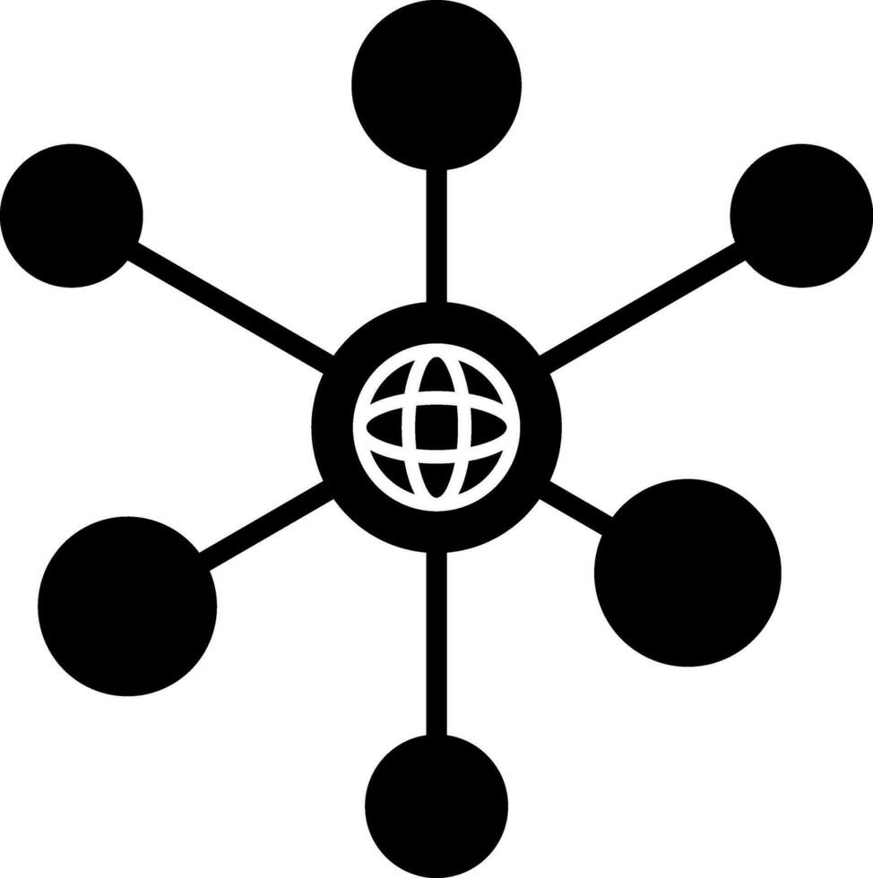 conception d'icône de vecteur de réseau