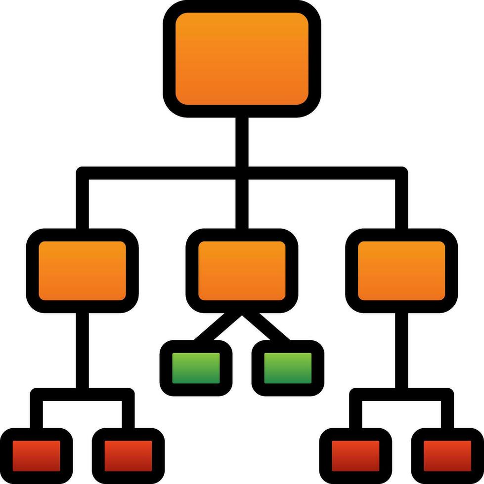 conception d'icône de vecteur d'organisation