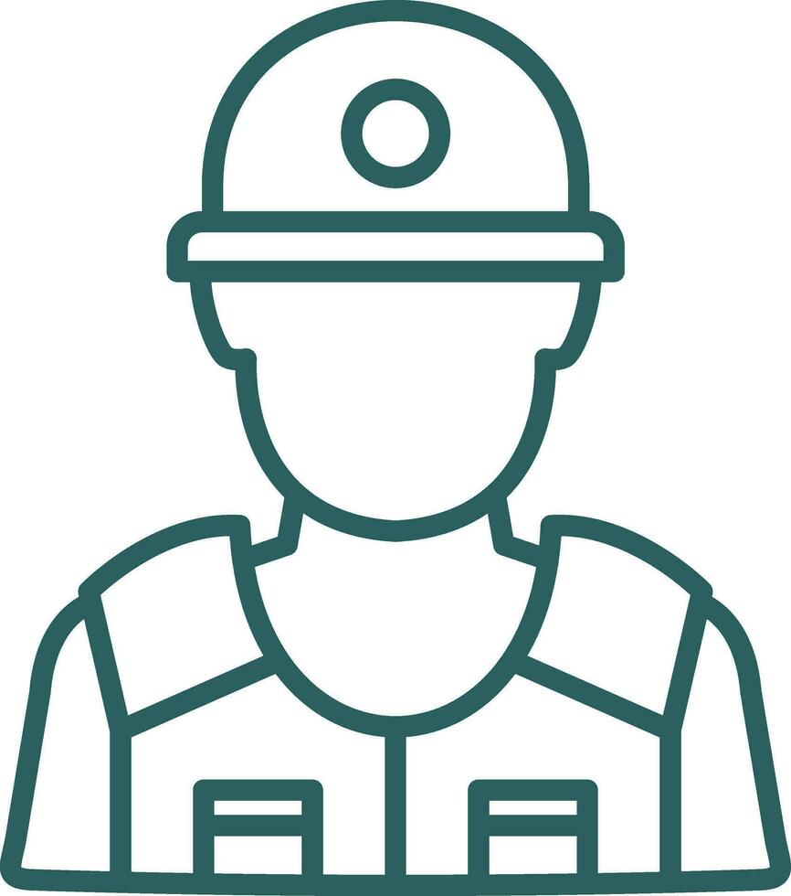 conception d'icône vectorielle de police anti-émeute vecteur