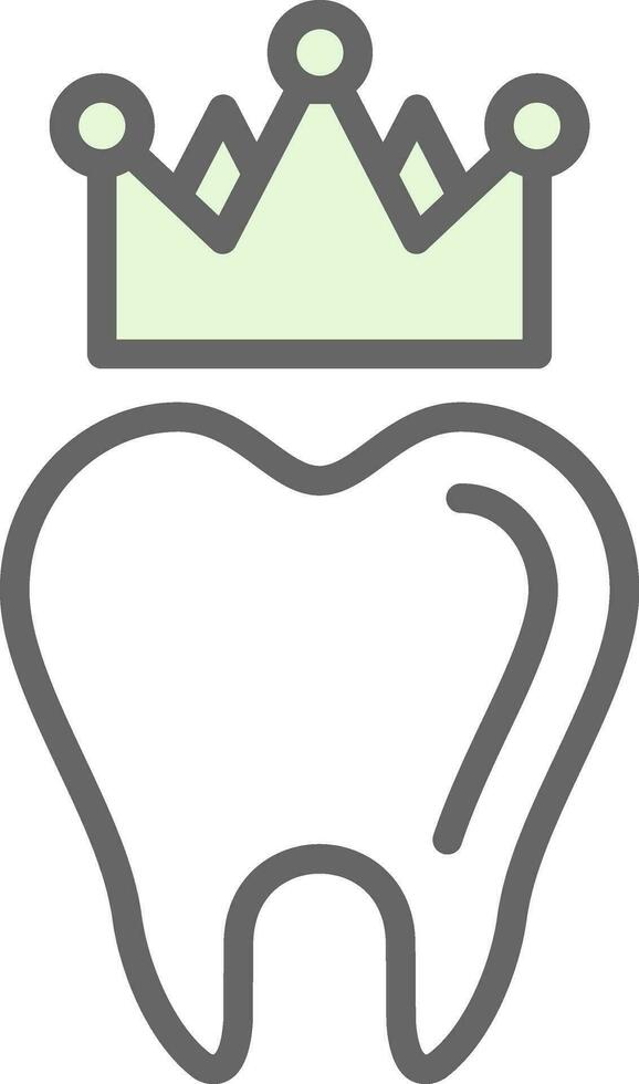 conception d'icône de vecteur de couronne