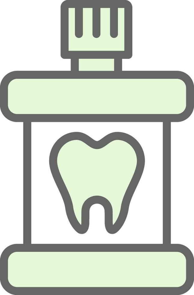 conception d'icône de vecteur de rince-bouche